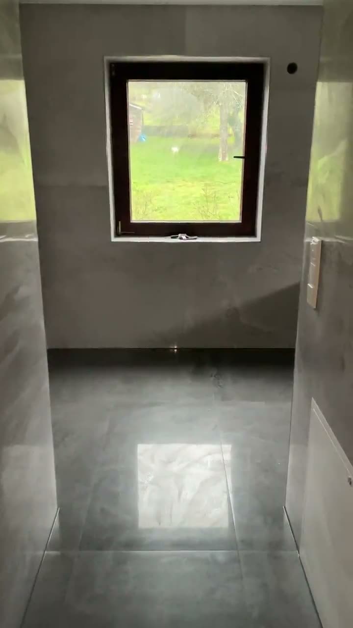 Dusche in Großformat